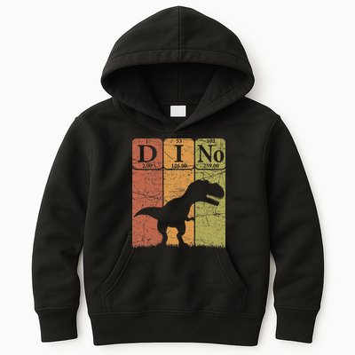 Dinosaur Periodic Table Elements T Rex Dino Paleontologist Kids Hoodie