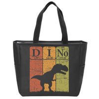 Dinosaur Periodic Table Elements T Rex Dino Paleontologist Zip Tote Bag