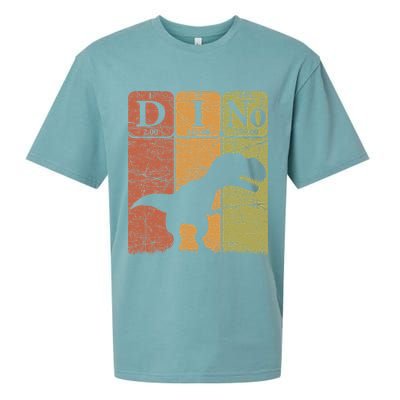 Dinosaur Periodic Table Elements T Rex Dino Paleontologist Sueded Cloud Jersey T-Shirt