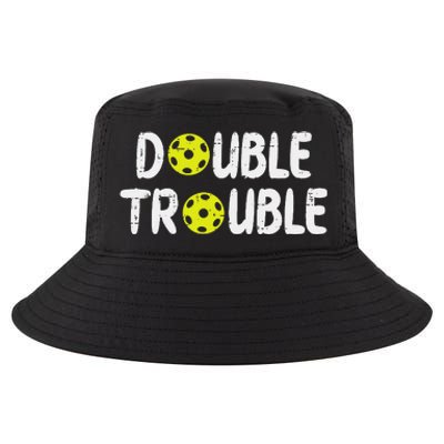 Double Pickleball Trouble Pickle Ball Matching Cool Comfort Performance Bucket Hat