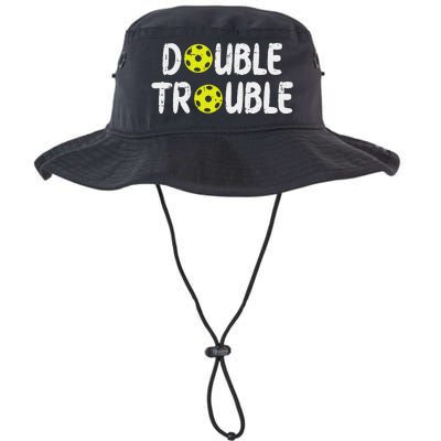 Double Pickleball Trouble Pickle Ball Matching Legacy Cool Fit Booney Bucket Hat