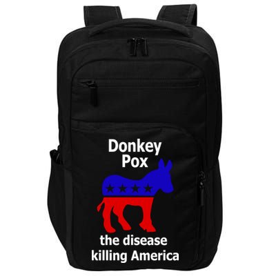 Donkey Pox The Disease Killing America Anti Liberal Impact Tech Backpack