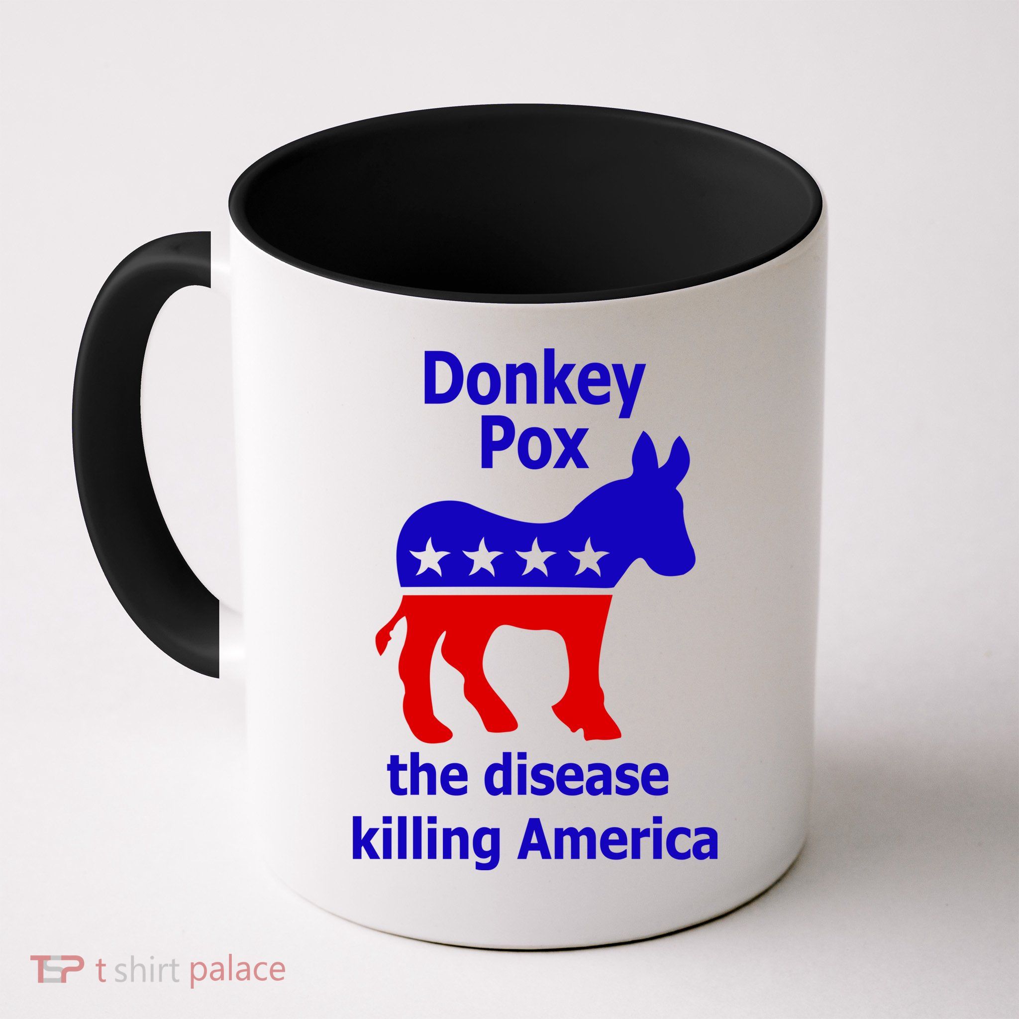 Donkey Pox The Disease Killing America Anti Liberal Coffee Mug