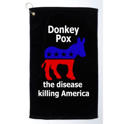 Donkey Pox The Disease Killing America Anti Liberal Golf Towel