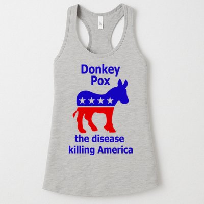 Donkey Pox The Disease Killing America Anti Liberal Womens Tank Top