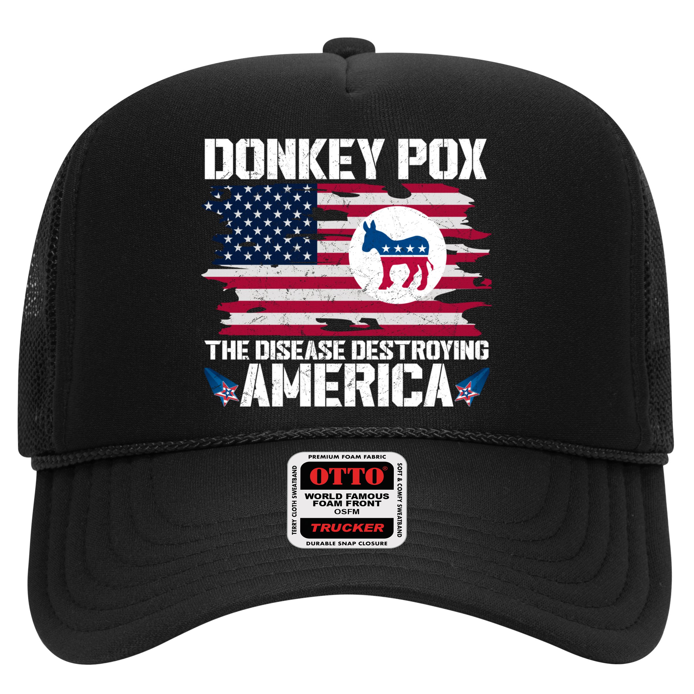 Donkey Pox The Disease Destroying America Funny Anti Biden Hat