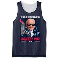 Donkey Pox The Disease Destroying America Funny Biden Meme Mesh Reversible Basketball Jersey Tank