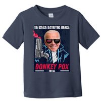 Donkey Pox The Disease Destroying America Funny Biden Meme Toddler T-Shirt