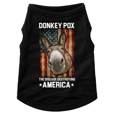 Donkey Pox The Disease Destroying America Funny Doggie Tank