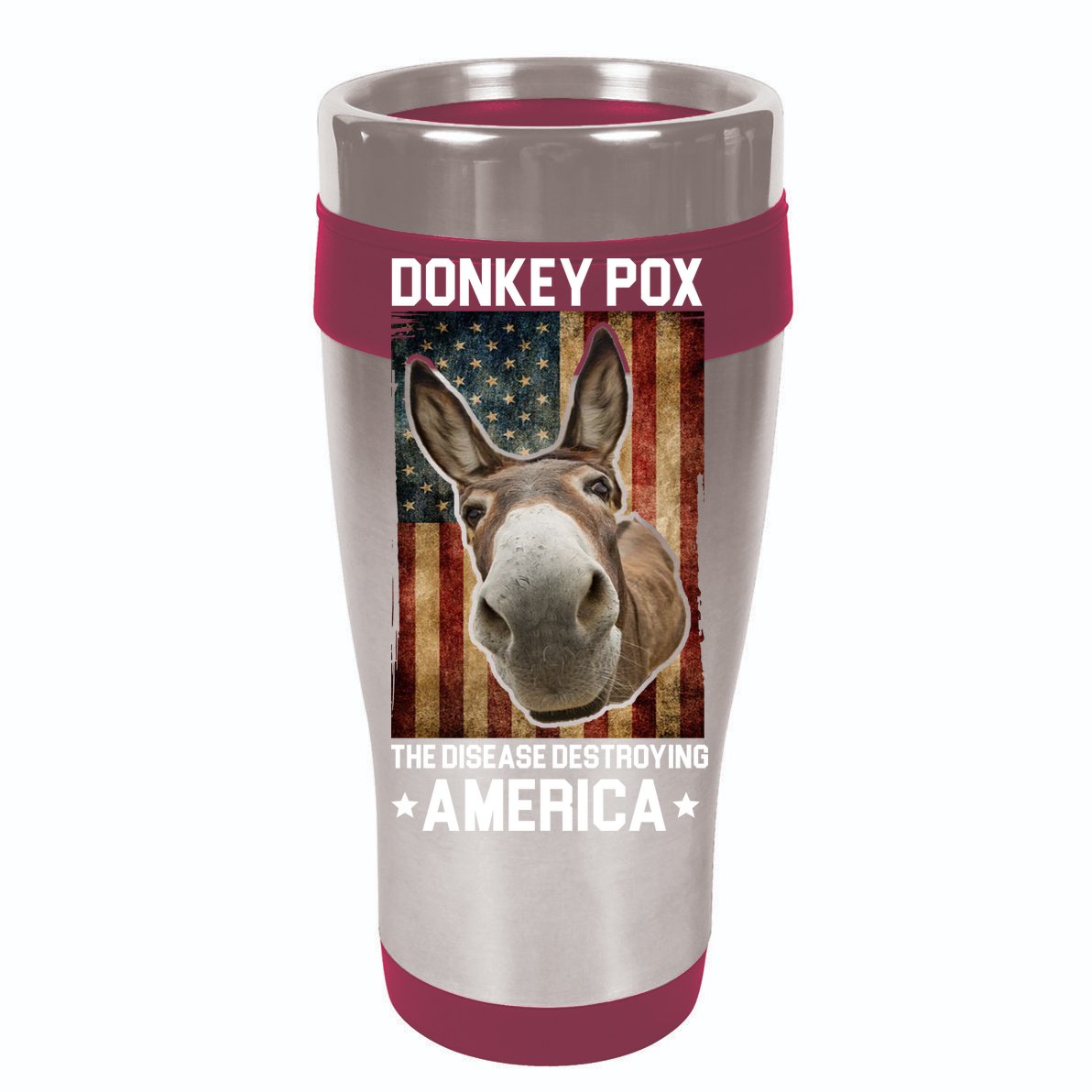 Donkey Pox The Disease Destroying America Funny Womens T-Shirt