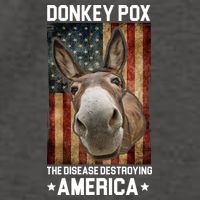 Donkey Pox The Disease Destroying America Funny Vector Backpack