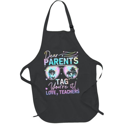 Dear Parents Tag Youre It Love Teachers Tie Dye Funny Gifts Apron