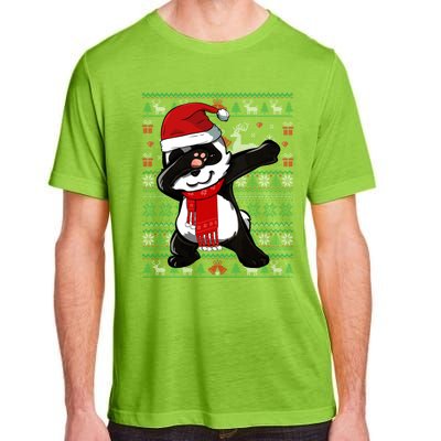 Dabbing Panda Ugly Christmas Sweater Party Costume Gift Adult ChromaSoft Performance T-Shirt