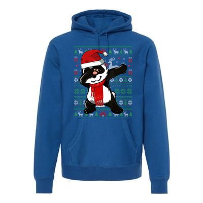 Dabbing Panda Ugly Christmas Sweater Party Costume Gift Premium Hoodie