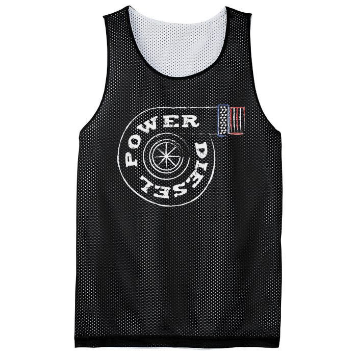 Diesel Power Usa Flag Turbo Turbocharger Mesh Reversible Basketball Jersey Tank