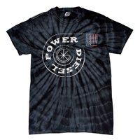 Diesel Power Usa Flag Turbo Turbocharger Tie-Dye T-Shirt