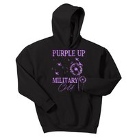 Dandelion Purple Up For Military Kids Hoodie