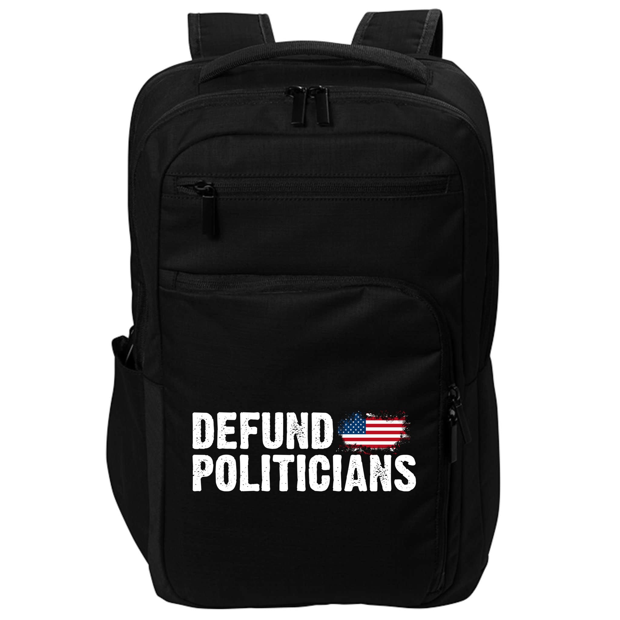 Defund Politicians United States Vintage Flag Impact Tech Backpack