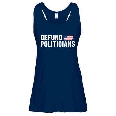 Defund Politicians United States Vintage Flag Ladies Essential Flowy Tank