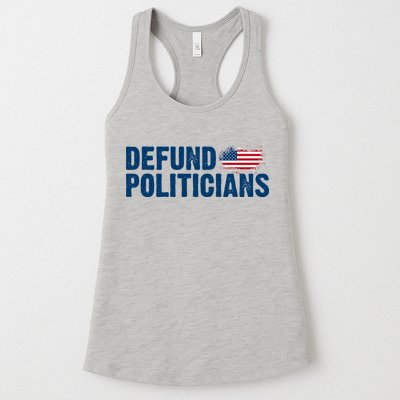 Defund Politicians United States Vintage Flag Womens Tank Top