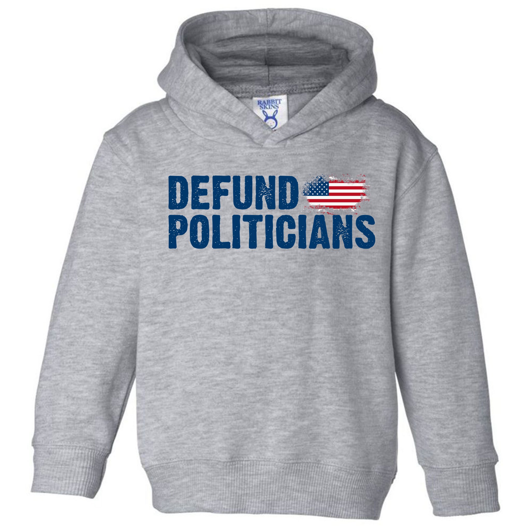 Defund Politicians United States Vintage Flag Toddler Hoodie
