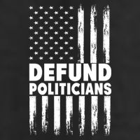 Defund Politicians USA Flag 11oz C Handle Ceramic Mug