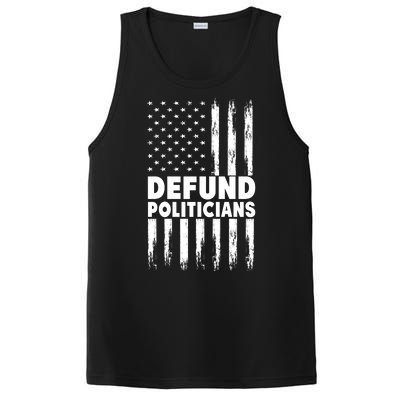 Defund Politicians USA Flag PosiCharge Competitor Tank