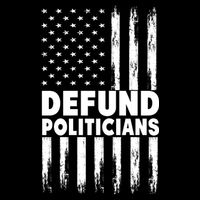 Defund Politicians USA Flag Zip Tote Bag