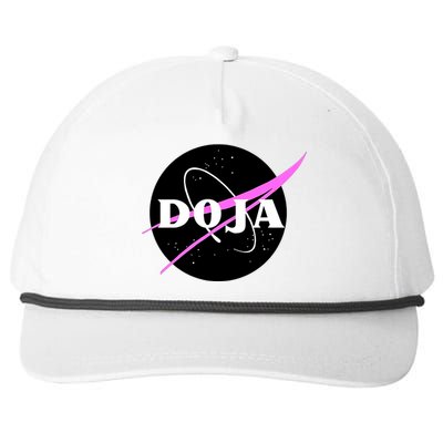 Doja Pink Universe Nasa Snapback Five-Panel Rope Hat