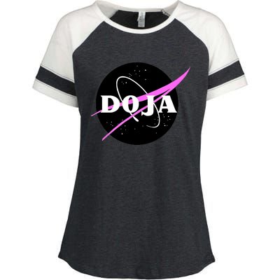 Doja Pink Universe Nasa Enza Ladies Jersey Colorblock Tee