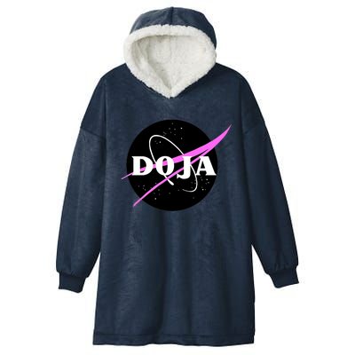 Doja Pink Universe Nasa Hooded Wearable Blanket