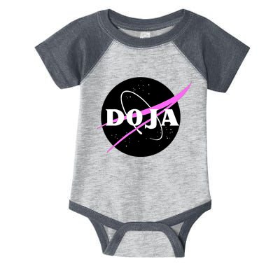 Doja Pink Universe Nasa Infant Baby Jersey Bodysuit