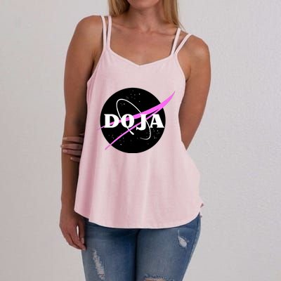 Doja Pink Universe Nasa Women's Strappy Tank