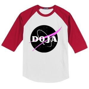 Doja Pink Universe Nasa Kids Colorblock Raglan Jersey