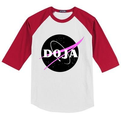 Doja Pink Universe Nasa Kids Colorblock Raglan Jersey