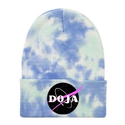 Doja Pink Universe Nasa Tie Dye 12in Knit Beanie