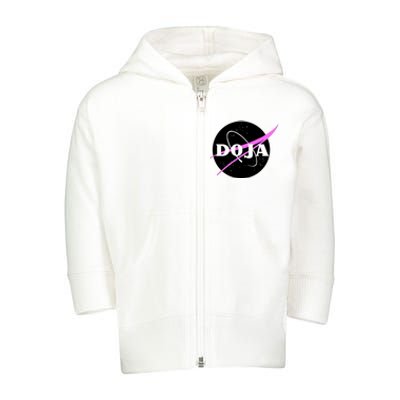 Doja Pink Universe Nasa Toddler Zip Fleece Hoodie