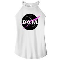 Doja Pink Universe Nasa Women's Perfect Tri Rocker Tank