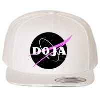 Doja Pink Universe Nasa Wool Snapback Cap