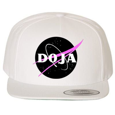 Doja Pink Universe Nasa Wool Snapback Cap