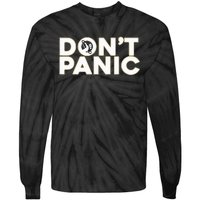 DonT Panic Vintage Distressed Awsome Tie-Dye Long Sleeve Shirt