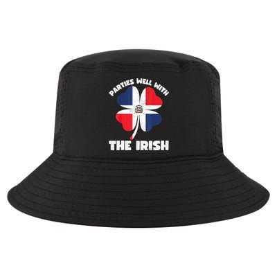 Dominican Parties Well The Irish, Dominican St Patricks Day Cool Comfort Performance Bucket Hat