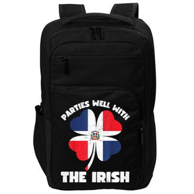 Dominican Parties Well The Irish, Dominican St Patricks Day Impact Tech Backpack