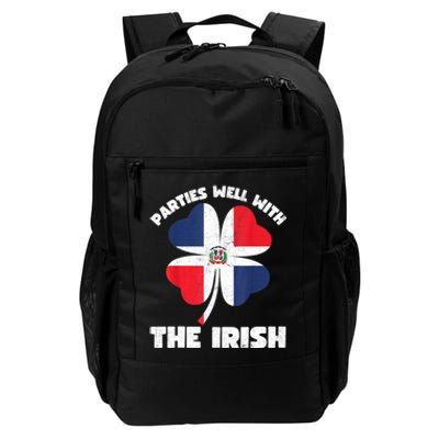 Dominican Parties Well The Irish, Dominican St Patricks Day Daily Commute Backpack