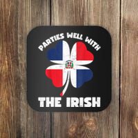 Dominican Parties Well The Irish, Dominican St Patricks Day Coaster