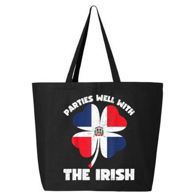 Dominican Parties Well The Irish, Dominican St Patricks Day 25L Jumbo Tote