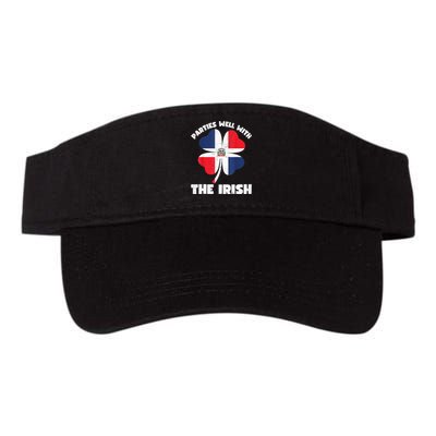 Dominican Parties Well The Irish, Dominican St Patricks Day Valucap Bio-Washed Visor