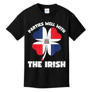 Dominican Parties Well The Irish, Dominican St Patricks Day Kids T-Shirt