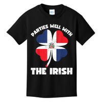 Dominican Parties Well The Irish, Dominican St Patricks Day Kids T-Shirt