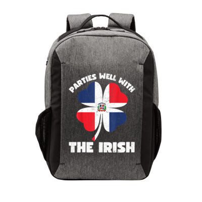 Dominican Parties Well The Irish, Dominican St Patricks Day Vector Backpack